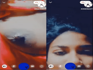 Horny Desi Bhabhi Shows Her Boobs on VC Part 3