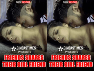 Indian Desi Two Best friends shares Their Girl Friend for Threesome Hardcore Fuck