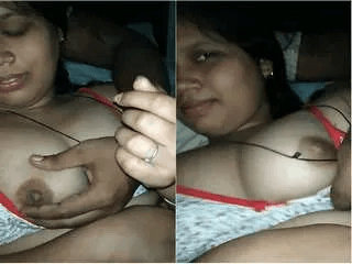 Sexy Bhabhi Boobs Pressing by Hubby